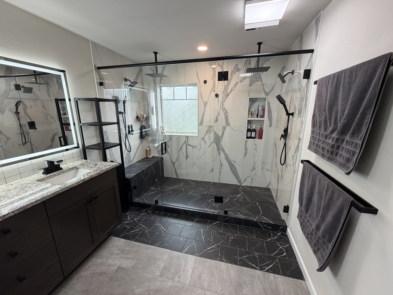 After: Modern Master Bathroom Remodeling, Bay Ridge, Brooklyn