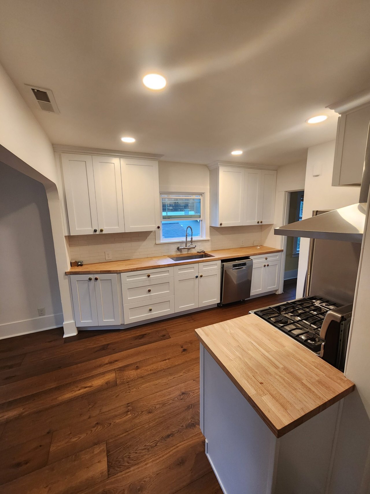 After: Butcher-Block Kitchen Renovation, Windsor Terrace, Brooklyn